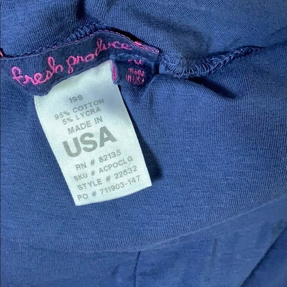 - 2pc NWT Blue Floral Fresh Produce Lila Dress & Capri leggings - Picture 11 of 11